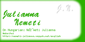 julianna nemeti business card